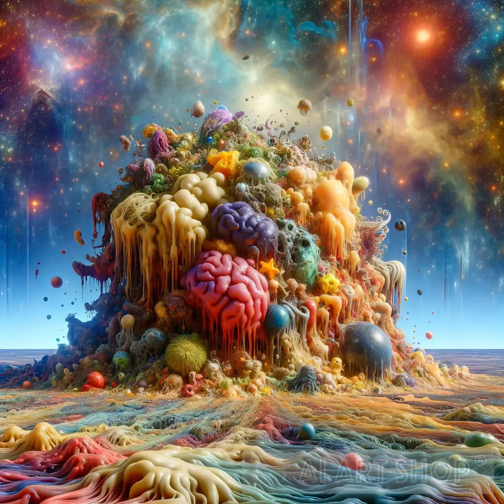 tree of life, existence, brain, life, abstract nature, panorama, un...