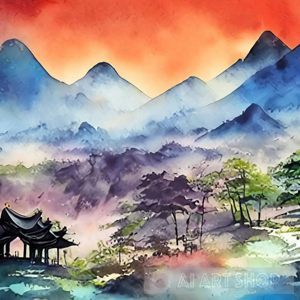 Trees Valley Landscape