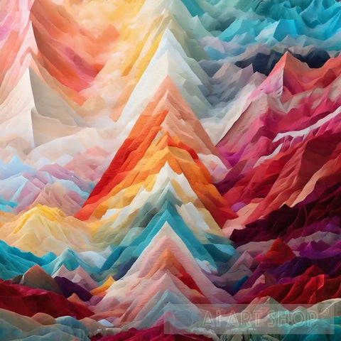 Triangular Art Ai Painting