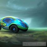 Tucker The Turtle Electric Car Modern Ai Art