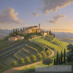 Tuscany Landscape Ai Art