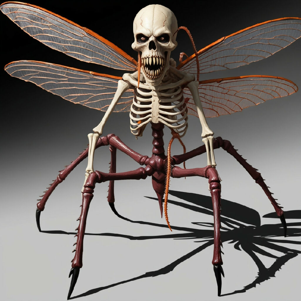 Grotesque Insect a grotesque, insect- with a skeletal, humanoid form.