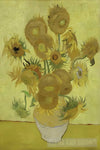 Twelve Sunflowers In A Vase Ai Artwork