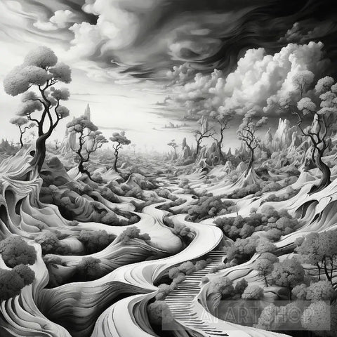 Twilights Surreal Symphony: Shades Of Enigma Surrealism Ai Art