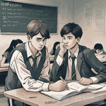 Two Schoolboys Ai Artwork