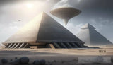 Ufo And Pyramids Architecture Ai Art