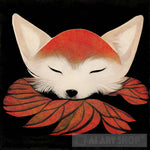 Ukiyo-E Fox Ai Artwork