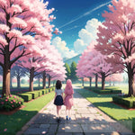 Under Pink Trees Ai Artwork