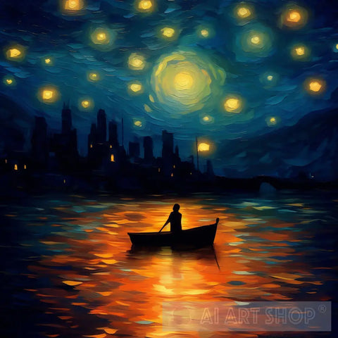 Under The Stars Ai Painting