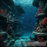 Underwater City Ai Artwork