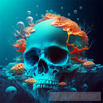 Underwater Skull 2.0 Ai Artwork