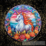 Unicorn In A Stained Glass Animal Ai Art