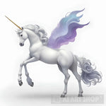 Unicorns Full Body Is Isolated On A White Background Animal Ai Art