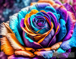 Universe Into A Rose Abstract Ai Art