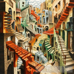 Urban Maze #2 Surrealism Ai Art