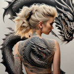 hyperrealism dragon tattoo