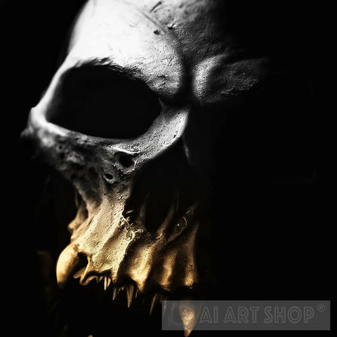 Vampire Skull Ai By Necro Ai Artwork