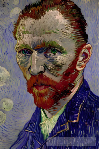 Van Gogh Art Colorful Portrait Ai Art