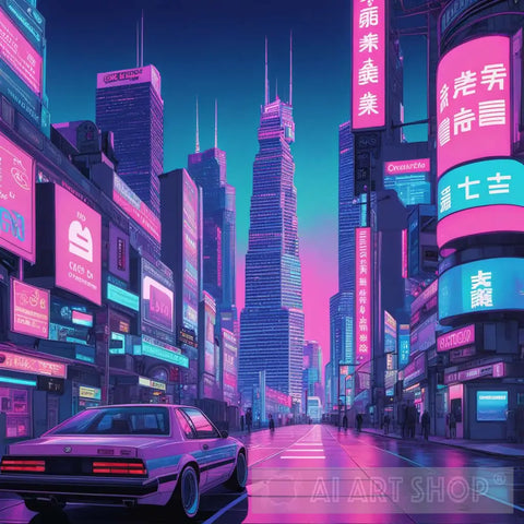 Vaporwave Aesthetic Ai Artwork