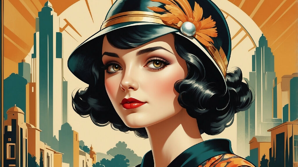 Vintage Glamour: The Enchanting Art Deco Collection - Timeless Eleg...