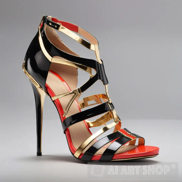 Women Gun Metal Transparent Block Heels – Inc5 Shoes