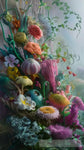 Vibrant Bouquet Of Assorted Flowers Impressionism Ai Art