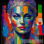 Vibrant Faces #01 Portrait Ai Art