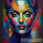 Vibrant Faces #02 Portrait Ai Art