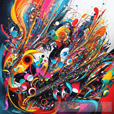 Vibrant Jazz-Inspired Abstract Art Vi Ai