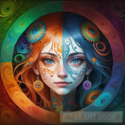 Vibrant Soul - An Ai Artwork Painting