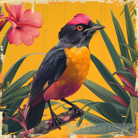 Vibrant Tropics Animal Ai Art