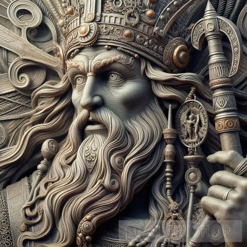 Viking Deity Ai Artwork