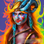 Viking Queen Portrait Ai Art