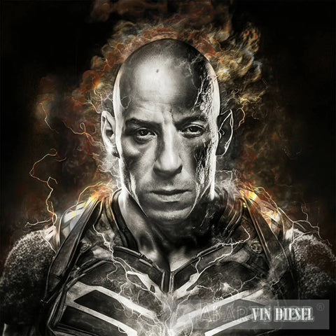 Vin Diesel Superhero Portrait Portrait Ai Art