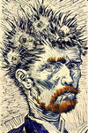 Vincent Van Gogh Painting Portrait Ai Art