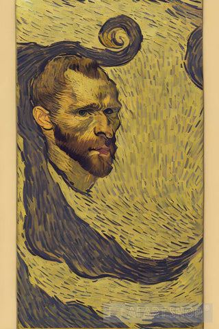 Vintage Vincent Van Gogh Portrait Ai Art