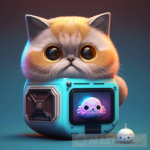 Virtual Pet - Cat Ai Artwork