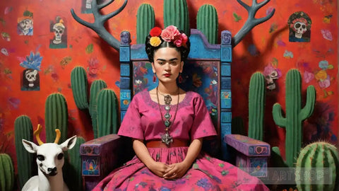 Viva Frida 36 Ai Artwork