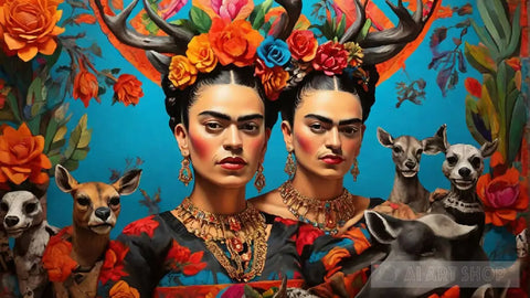 Viva Frida 44 Ai Painting