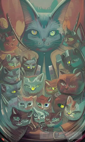 Voodoo Cat VOODOO CATS 01 by .jesse.