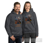 Vulcano Ai Art Unisex Hoodie Dark Heather / S