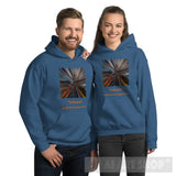 Vulcano Ai Art Unisex Hoodie Indigo Blue / S