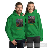 Vulcano Ai Art Unisex Hoodie Irish Green / S