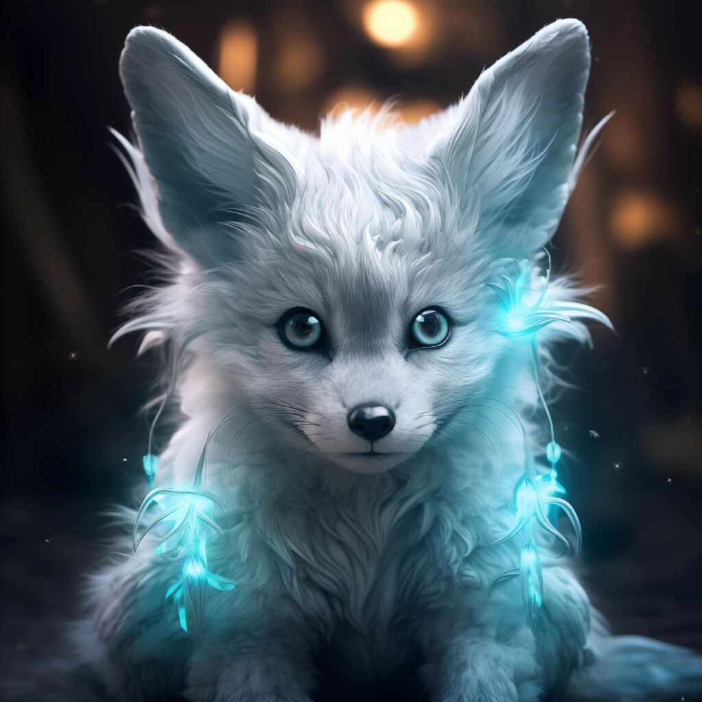 Spririt Fox Spirit Fox Pup Portrait