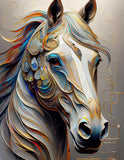 abstract art impressionism art style horse, soft pastel colors; hand drawn watercolor sketchy illust 18-02-2025 at 16-05-29