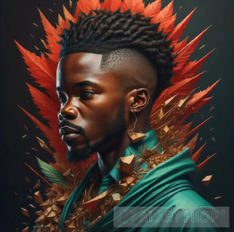 Wakanda Portrait Ai Art