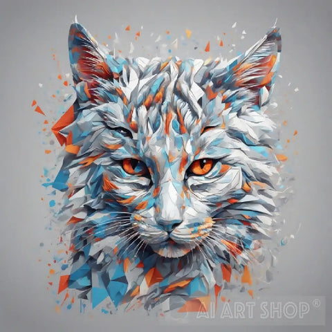 Wall Cat Animal Ai Art