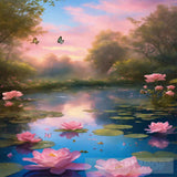 Water Flowers Ai Painting