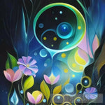 Water Flowers Landscape Ai Art