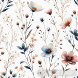 Watercolor Arrangements With Small Flower Ai Painting